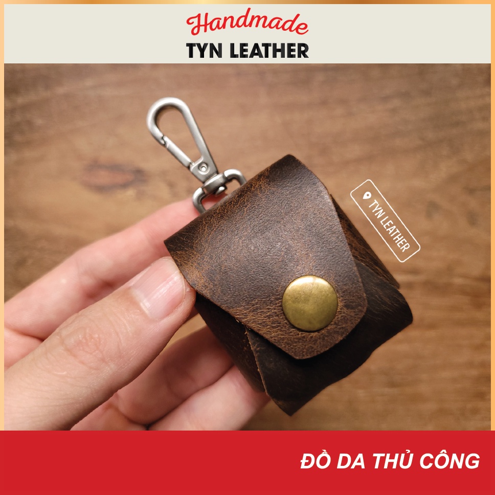 Bao da tai nghe Airpods 2 - Đồ da thủ công Tynleather