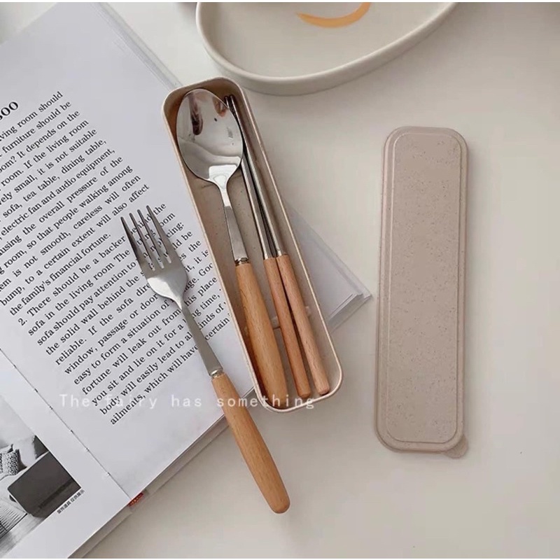 COMBO 2 BỘ THÌA DĨA LÚA MẠCH