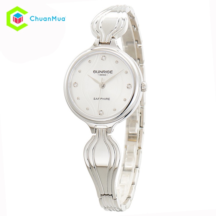 Đồng Hồ Nữ SUNRISE Kính Sapphire Chống Trầy