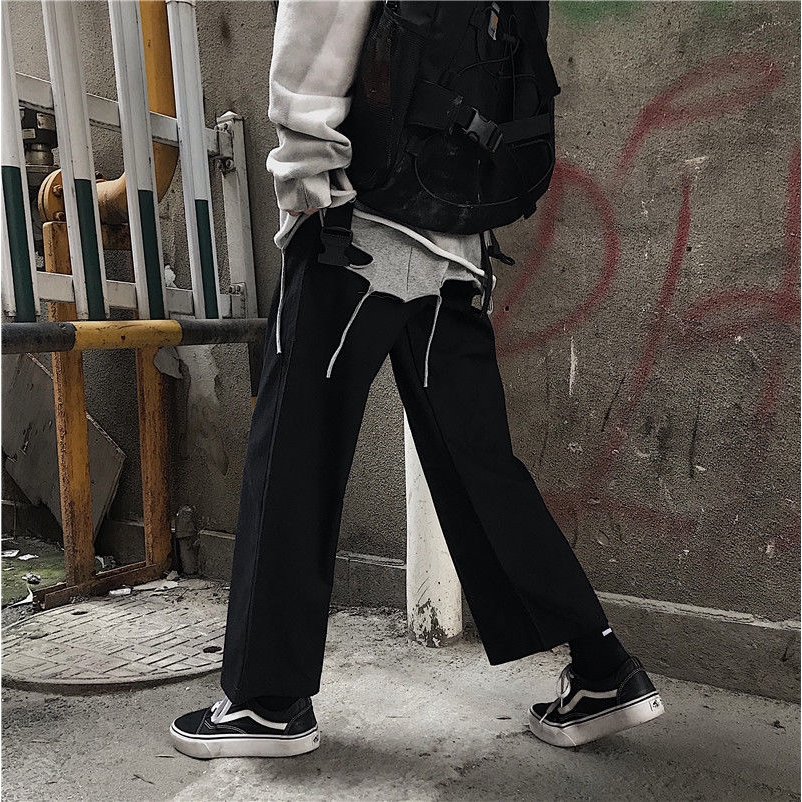 Quần dài ống đứng rộng màu trơn thời trang trẻ trung 22811