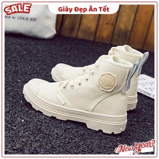 Bốt vải dây buộc đế răng cưa PaLa