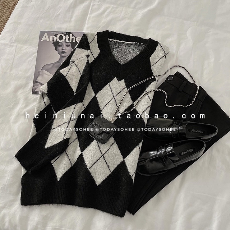 Áo len hoạ tiết