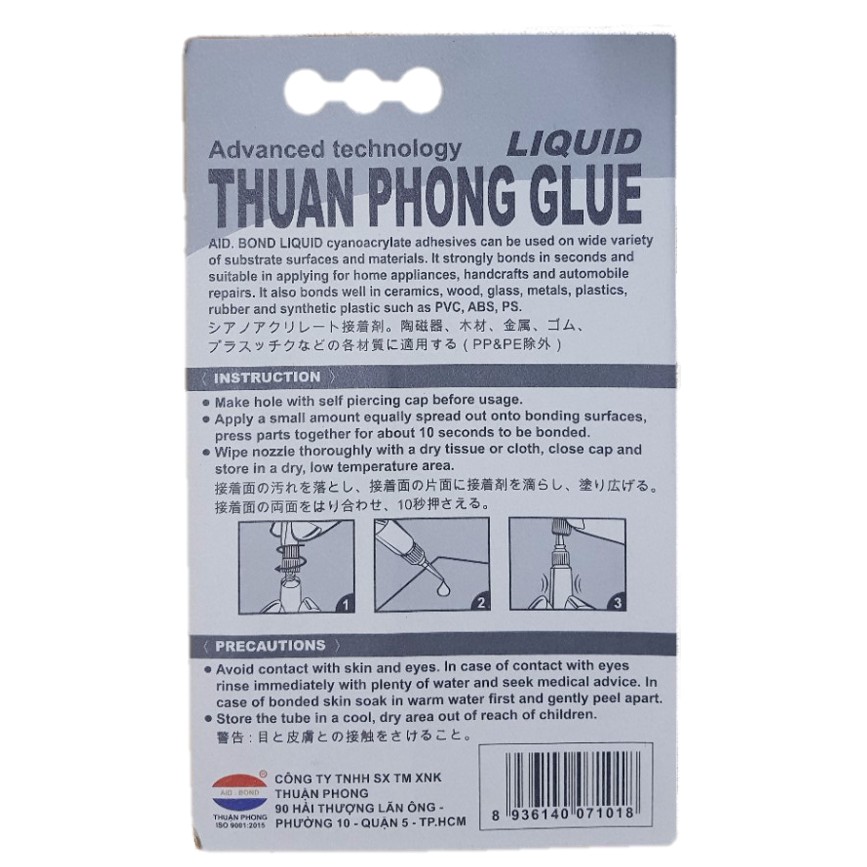 Keo Dán Siêu Dính Thuận Phong