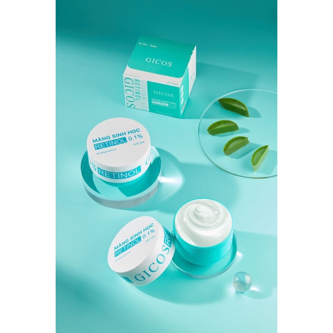 Màng Sinh Học Gicos Retinol 0.1% - Kem Body Trắng Da Mịn Màng Ngăn Ngừa Lão Hoá Hộp 250g