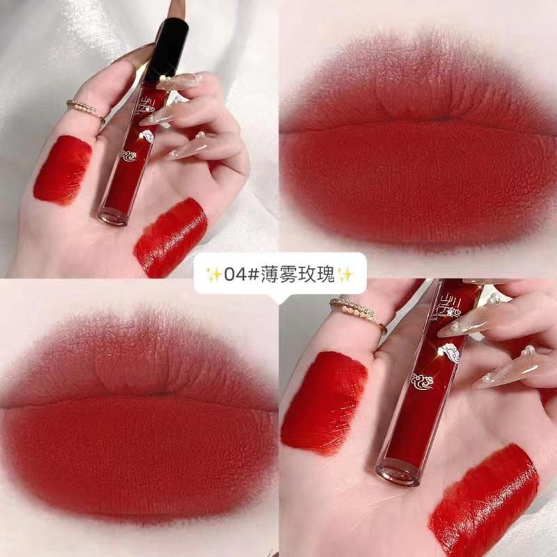 Set Son Cổ Trang Vongee Hộp Màu Đen - Set Son Cổ Trang Màu Đỏ- Set Son Đẹp | BigBuy360 - bigbuy360.vn