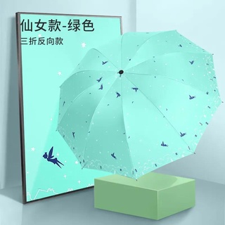Dù Che Nắng / Mưa / Tia Uv Kích Thước Lớn Phong Cách Hàn Quốc Đáng Yêu Tiện Lợi Cho Nữ Sinh