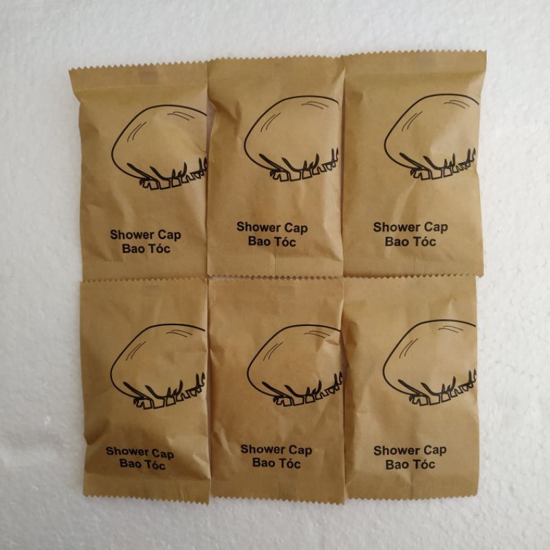 Bộ bàn chải đánh răng khách sạn bao bì giấy cao cấp, lược, chụp tóc, tăm bông dùng 1 lần