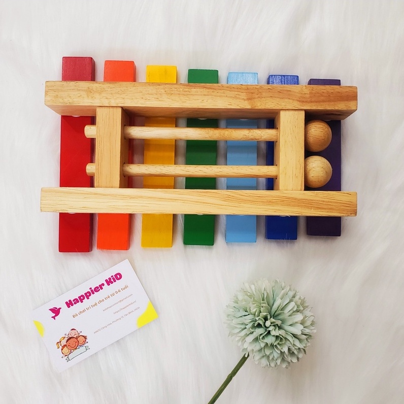 Đàn mộc cầm 7 thanh Xylophone Winwintoys, giải phóng năng lượng và kích thích năng khiếu âm nhạc cho bé