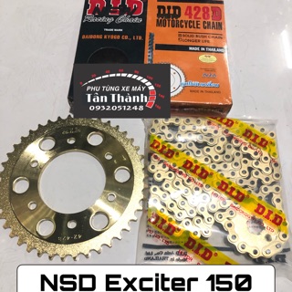 Nhông sên dĩa did exciter 150