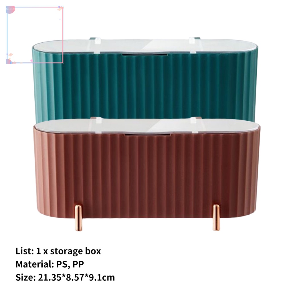 Hộp Đựng Bông Tẩy Trang Chống Ẩm Để Bàn Tiện Dụng