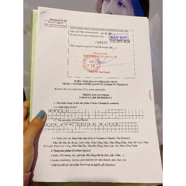 Super Son 2021  Son Kem Lì Dolly Super Matte Không Chì Màu Cam Tươi