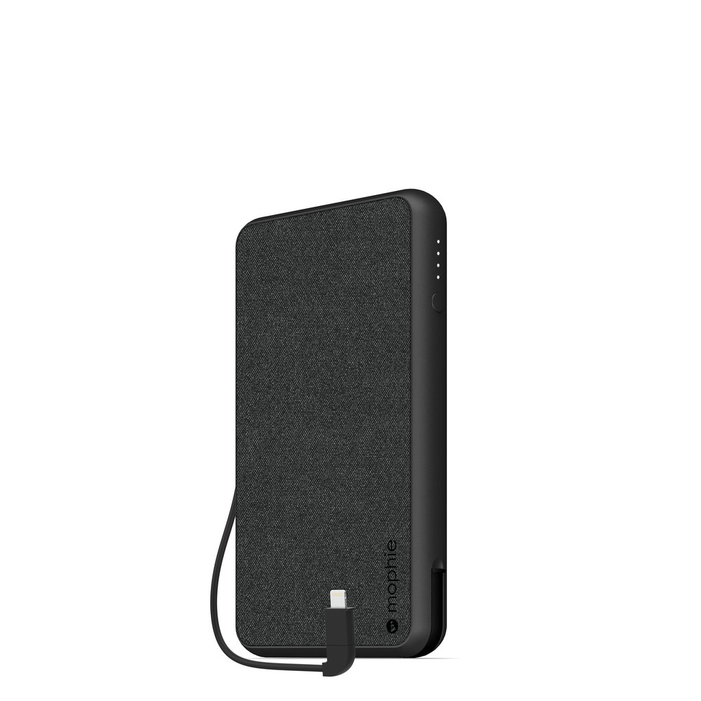 [Mã ELTECHZONE giảm 5% đơn 500K] Sạc Dự Phòng Mophie Powerstation Plus XL Fabric 10.000mAh + Cáp Lightning/Micro USB