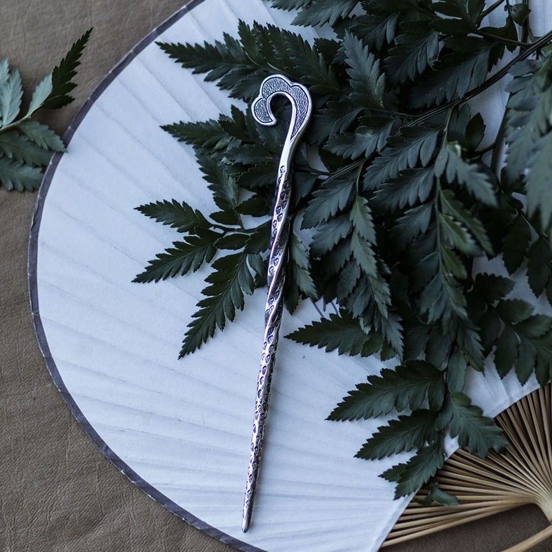 Miyan Trâm Cài Tóc Bằng Bạc sterling Thủ Công Phong Cách retro Thanh Lịch Cho Nữ