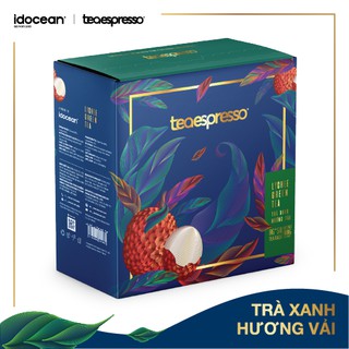 Trà Xanh Hương Vải (Lychee Green Tea) - Teaespresso - 400g