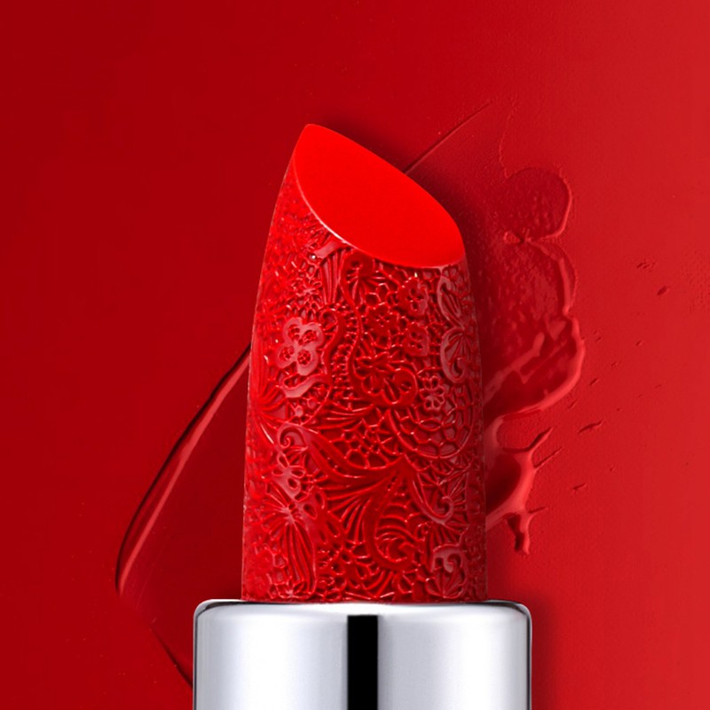 [Hàng mới về] Son lì HOJO chống thấm nước chống dính dễ lên màu thiết kế vỏ đính đá sang trọng