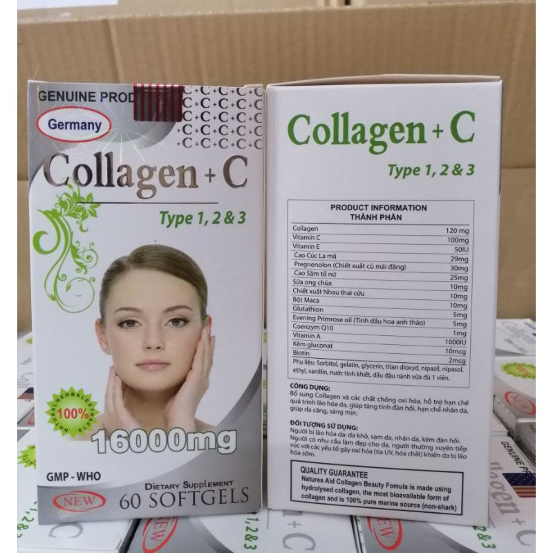 COLLAGEN +C - Cao cấp chống lão hóa tự nhiên