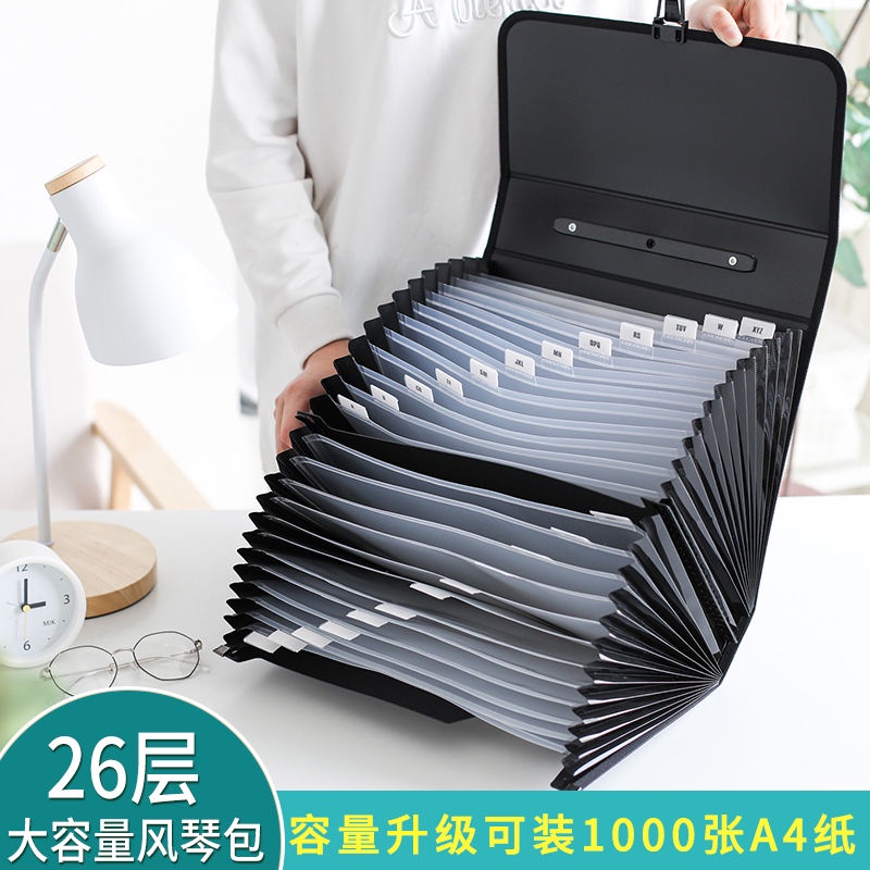 Túi đựng tài liệu nhiều ngăn 26 ngăn sức chứa lớn 26 hiển thị số lượng tùy chọn 26.my21.10.19