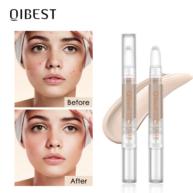 Kem che khuyết điểm QIBEST dạng lỏng trang điểm sáng da tự nhiên và không tì vết 30g | BigBuy360 - bigbuy360.vn
