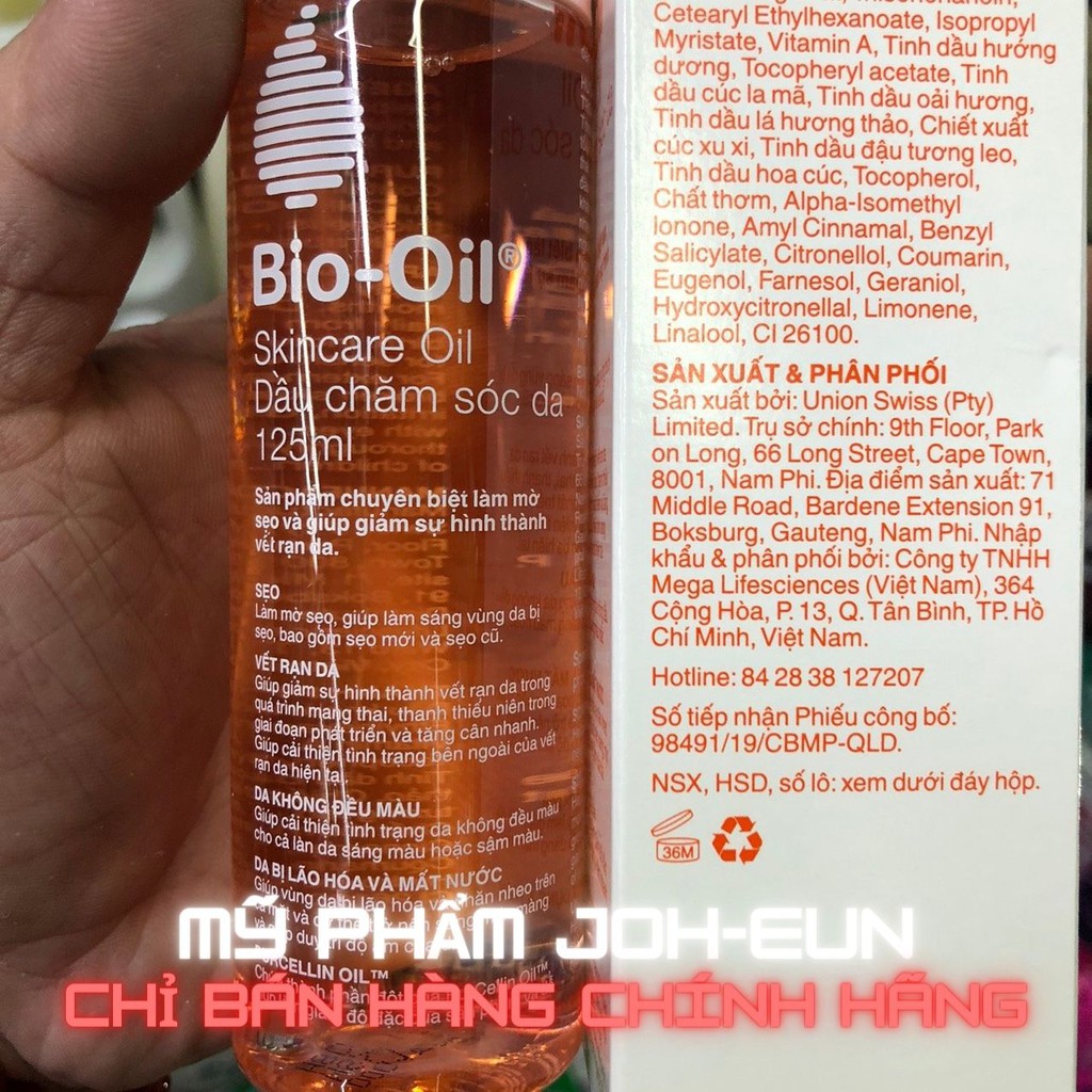 Dầu dưỡng Bio-Oil Mờ Sẹo Và Giảm Rạn Da 125ml