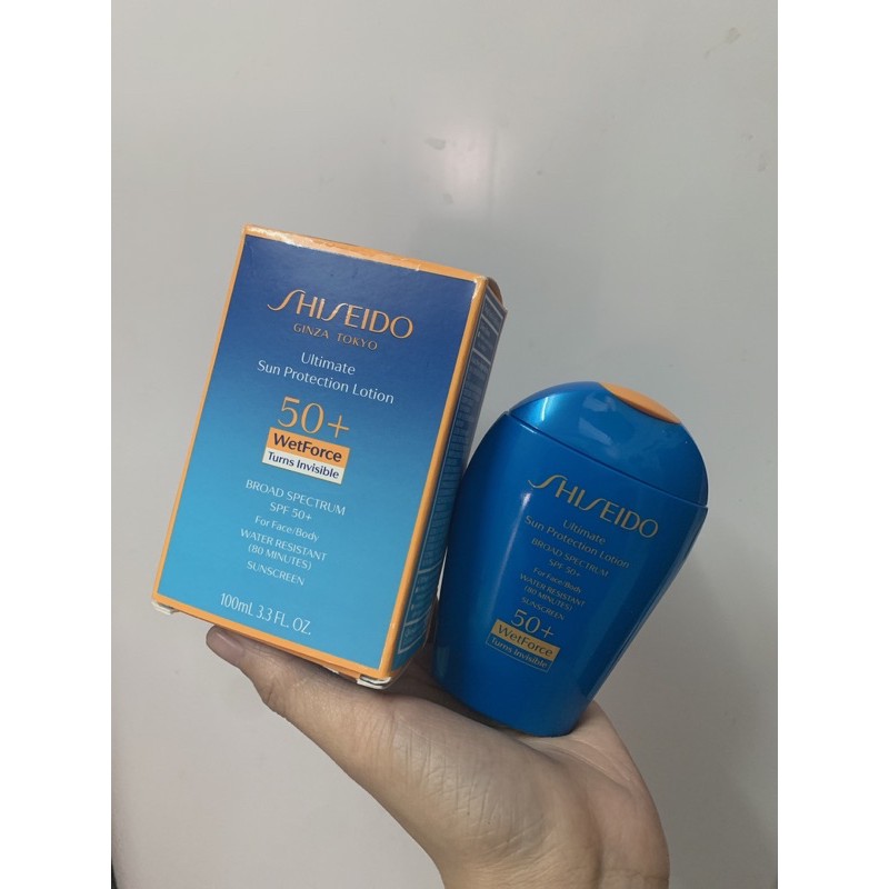 [ hàng mỹ mua tại Macy’s ] Kem chống nắng cao cấp chống lão hoá Shiseido 100ml