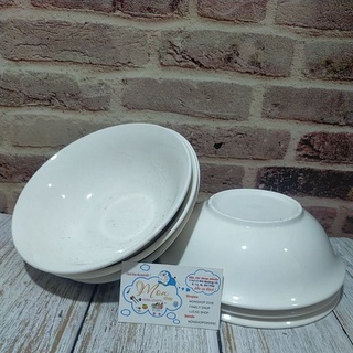 <Video SP 100%> [Sứ-Trắng] Tô Loe Sứ Trắng 8inch