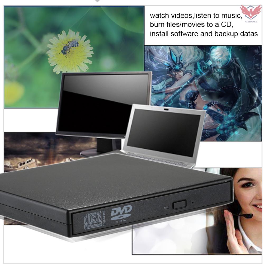 Đầu Đọc Đĩa Dvd-Rw / Cd-Rw Kết Nối Usb 2.0 Cho Macbook / Air / Pro | BigBuy360 - bigbuy360.vn