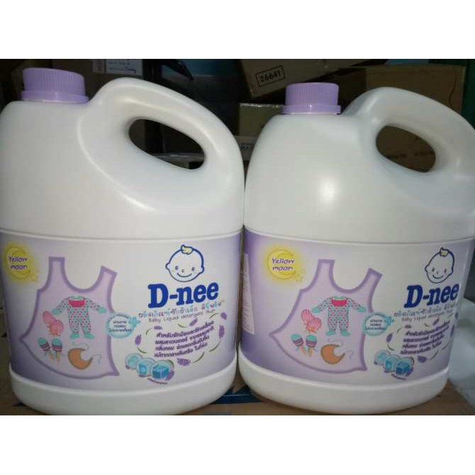 Combo 2 Chai Nước Giặt Xả Quần Áo Trẻ Em Dnee 3000ml Thái Lan