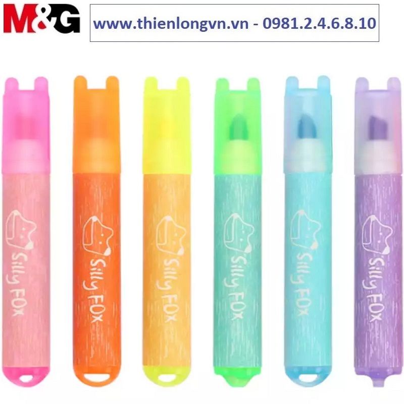 Bộ dấu dòng 6 màu M&amp;G - AHM22506