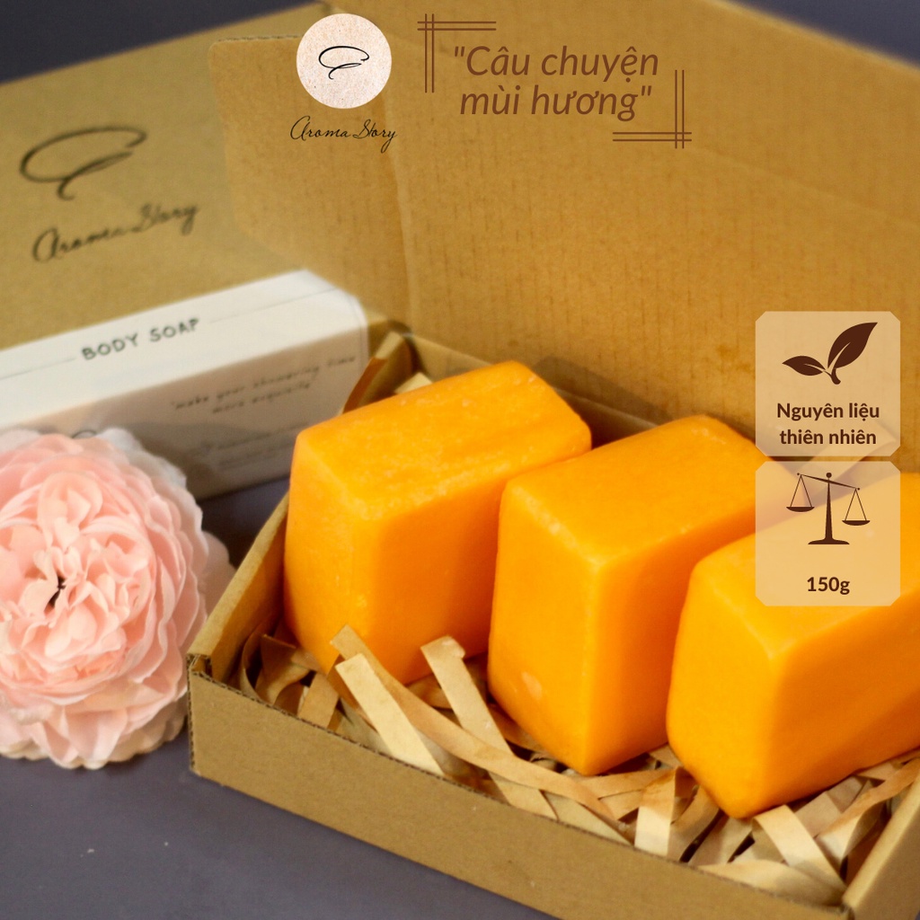 Xà Phòng Tắm Thiên Nhiên Nhiều Hình Dáng Và Hương Aroma Story Size 100g - 150g