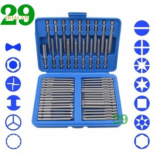 Bộ mũi tô vít đa năng chuôi lục giác 6.35mm 50 chi tiết cho máy khoan Tặng Găng Tay Bảo Hộ