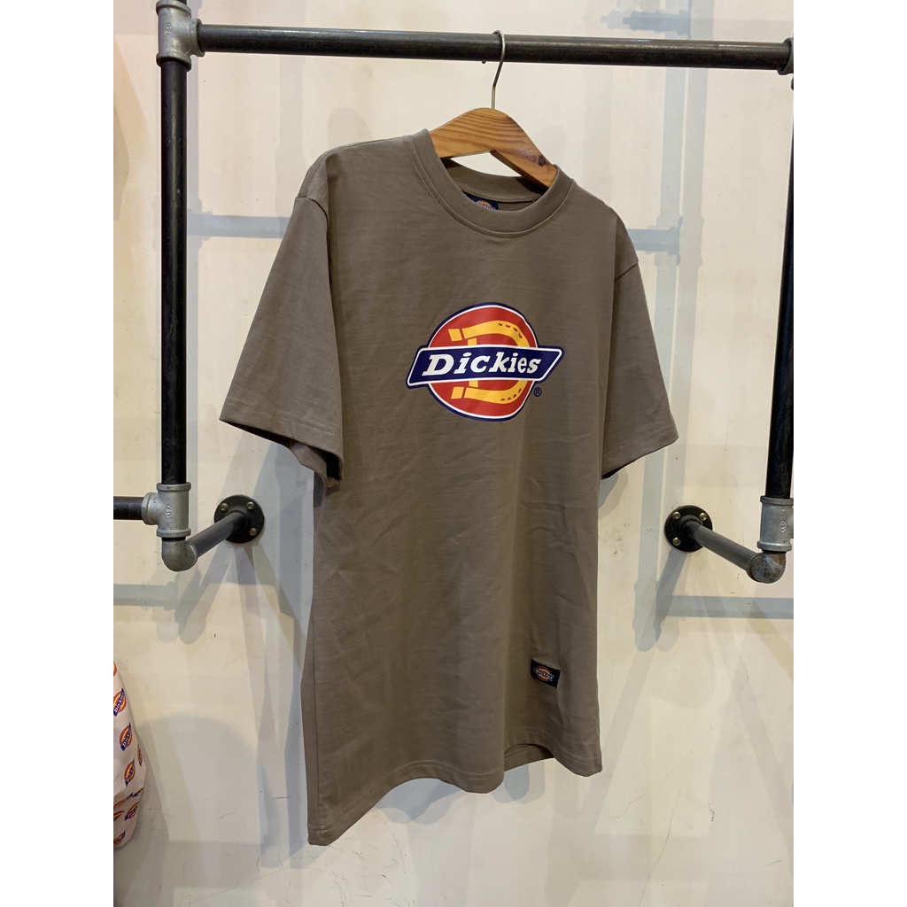Áo thun Dickies chính hãng - Màu nâu lạnh - Cotton 100%, Form Unisex nam nữ