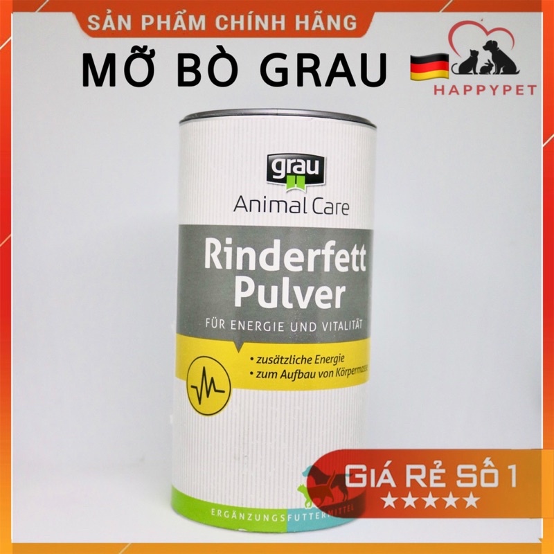 Mỡ bò Grau cho chó và mèo, mỡ bò grau giúp tăng chuyển hoá hấp thu