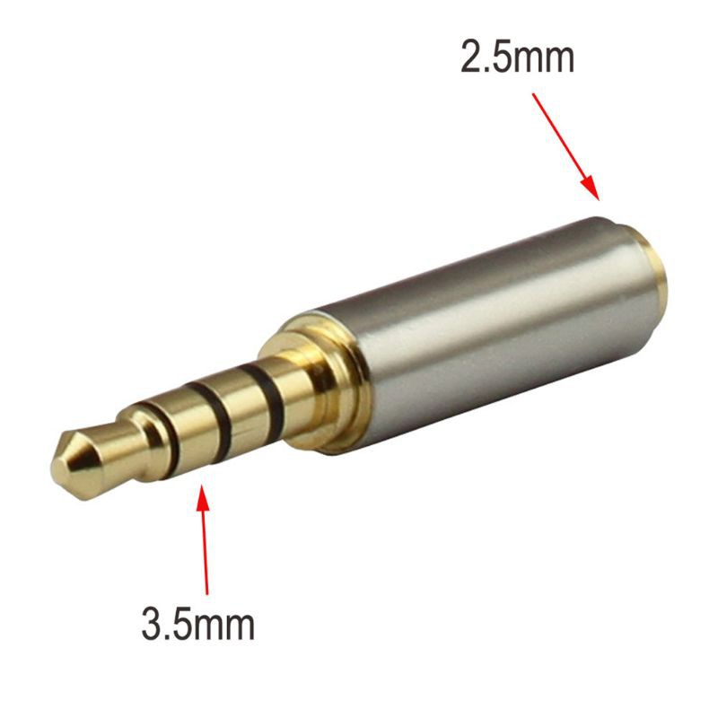 Adapter Chuyển Đổi Jack đầu cắm 3.5mm - ổ cắm 2.5mm