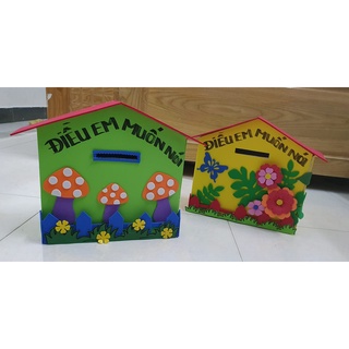 Hộp thư: Điều em muốn nói làm bằng xốp và phomex