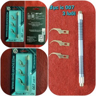 Bộ lưỡi dao đục ic 007.. 3 lưỡi dao