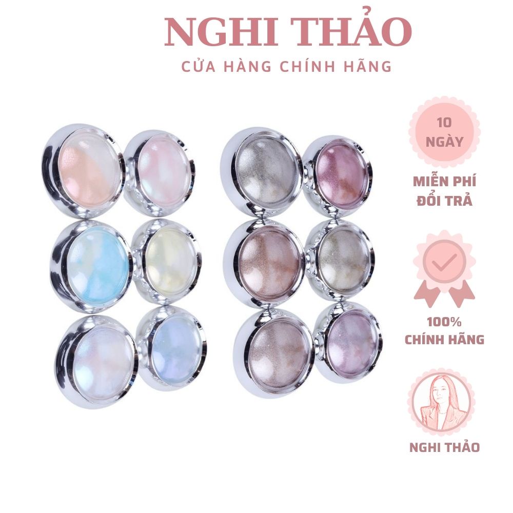 Bột tráng gương trang trí móng set 6 màu