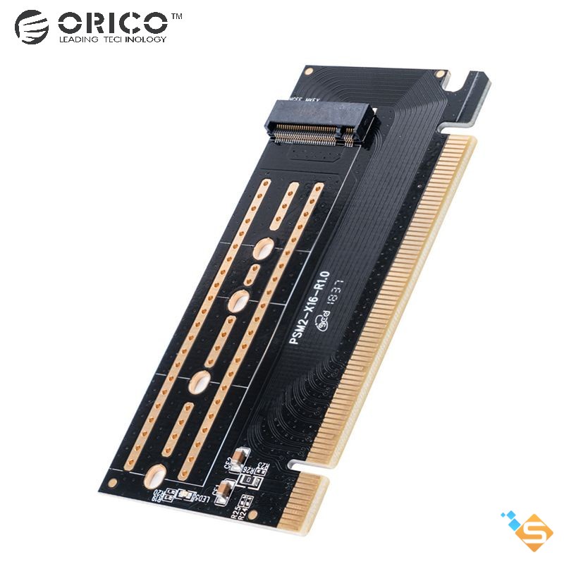 Card Mở Rộng ORICO SSD M.2 NVME sang PCI-E 3.0 X16 Gen3 hỗ trợ 2230-2280（PSM2-X16) - Bảo Hành Chính Hãng 1 Năm