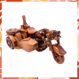 Xe mô hình, mô hình xe mô tô 3 bánh - moto ba handmade 100% từ gỗ tự nhiên – mô hình xe 102