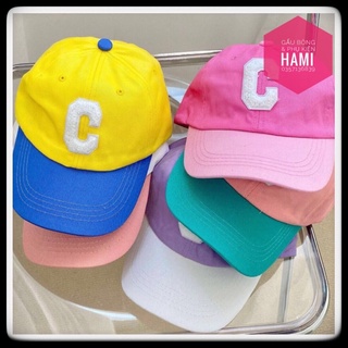 Mũ / Nón kết lưỡi trai trẻ em unisex bé trai bé gái chữ C thời trang cao cấp