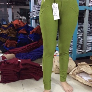 Quần cotton dài lưng thun