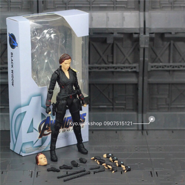 Mô hình Action figure Black Widow trong Avenger Endgame