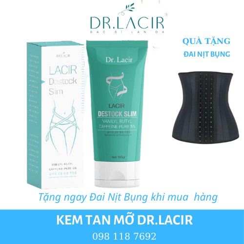 Kem Tan Mỡ Dr.Lacir - Giảm Mỡ Bụng, Đùi, Bắp Chân, Săn Chắc Vòng Eo