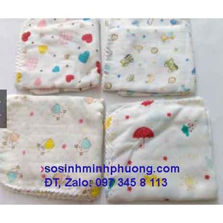 Combo khăn sửa xuất nhật in hình