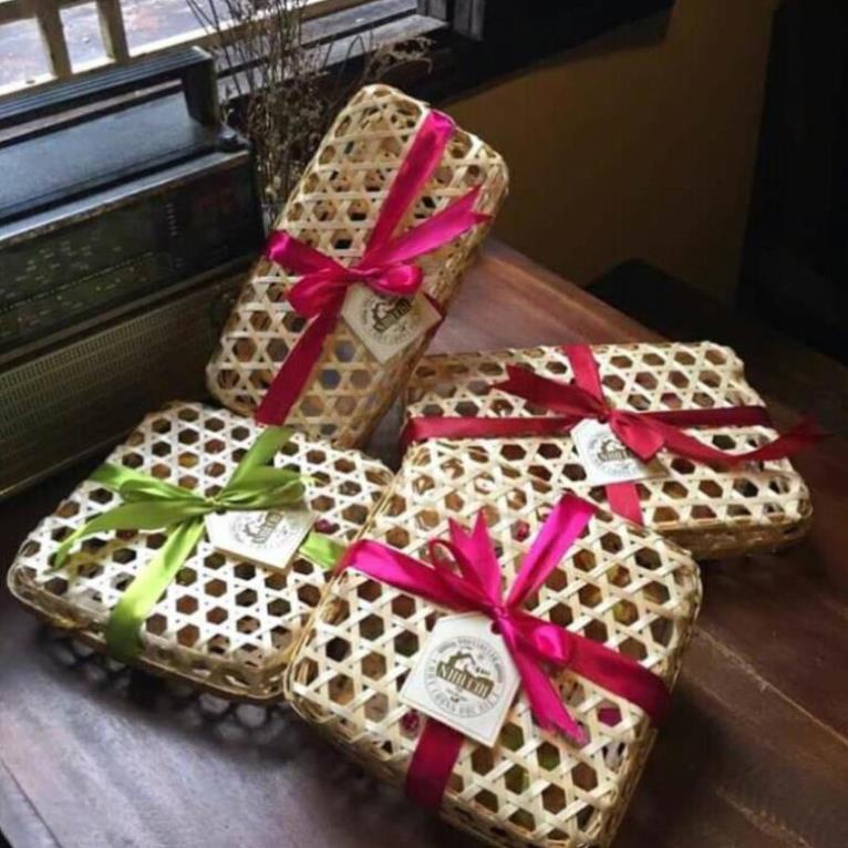 [ Hạ giá ] Combo 10 hộp tre đựng quà size 25*25cm hoặc 20*30cm