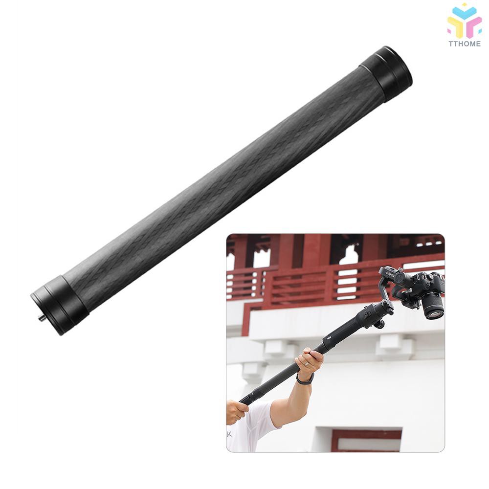 Trục 35cm đai ốc 1/4inch nối dài tay cầm chống rung camera bằng sợi carbon bền chắc