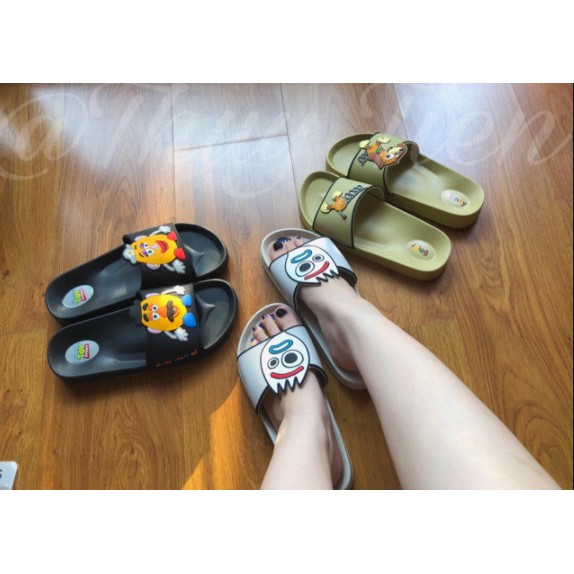 DÉP SPAO x TOYSTORY UNISEX CHÍNH HÃNG CỦA HÀN - DÉP CAO SU QUAI NGANG ÊM NHẸ BỀN BỈ