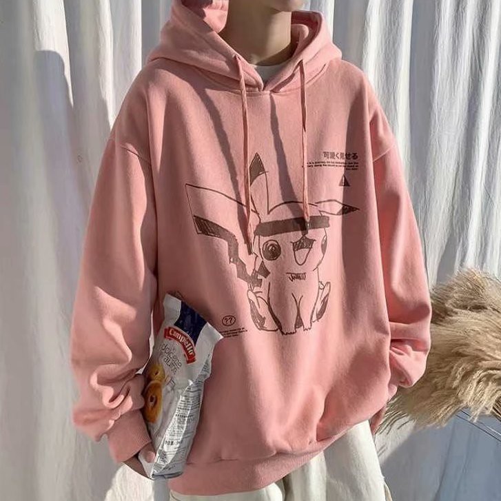 Áo Khoác Hoodie Lông Cừu Dáng Rộng Phong Cách Hong Kong Thời Trang Xuân Thu Cho Nam