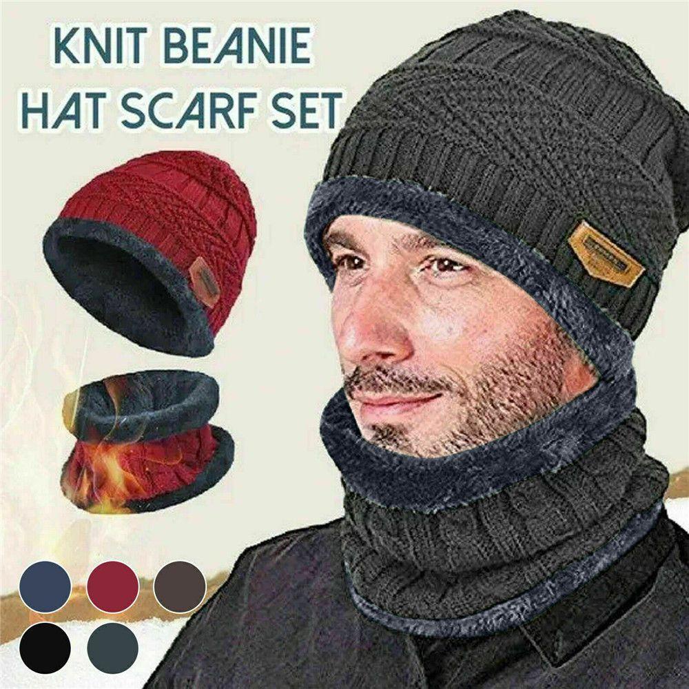ROSE Mũ beanie Kiêm Khăn Choàng Cổ Mềm Mại Giữ Ấm