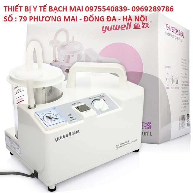 Máy hút mũi, dịch đờm 1 bình Yuwell 7E-A hiệu quả cao