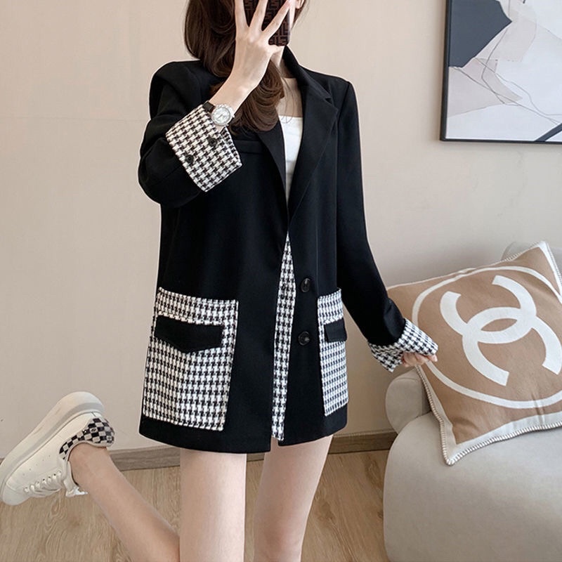 Áo khoác blazer nữ dáng rộng kiểu hàn dành cho nữ ,áo blazer nữ hàng cao cấp mẫu mới chất đẹp mã QD01